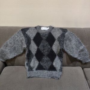 Boys' Gray Wool Sweater